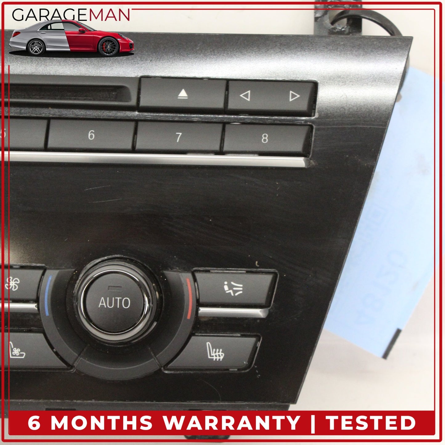 2012-2018 BMW 650i A/C AC Temperature Climate Control Panel w/ Radio Switch OEM