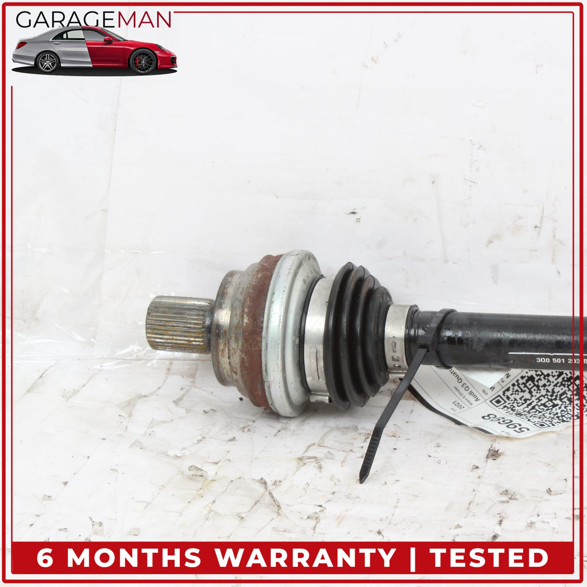 2019-2025 Audi Q3 Quattro F3 AWD Rear Left Side CV Axle Shaft 3Q0501203B OEM