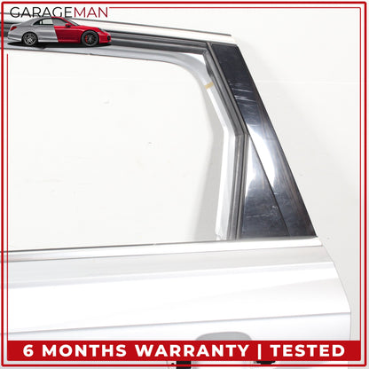 2017-2019 Audi Q7 Rear Left Driver Side Door Shell Florett Silver Metallic OEM