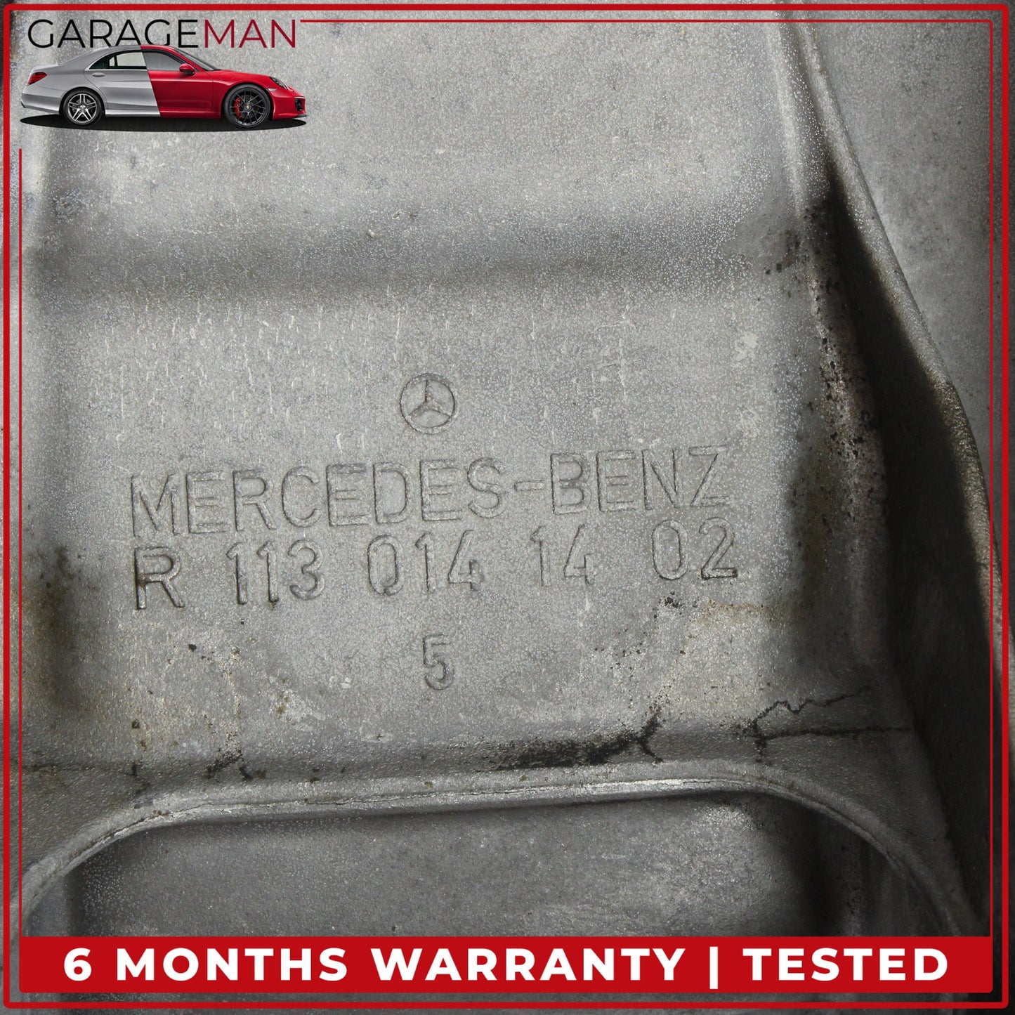 1998-2006 Mercedes W220 S430 CLK430 Engine Motor Upper Oil Pan 1130141402 OEM