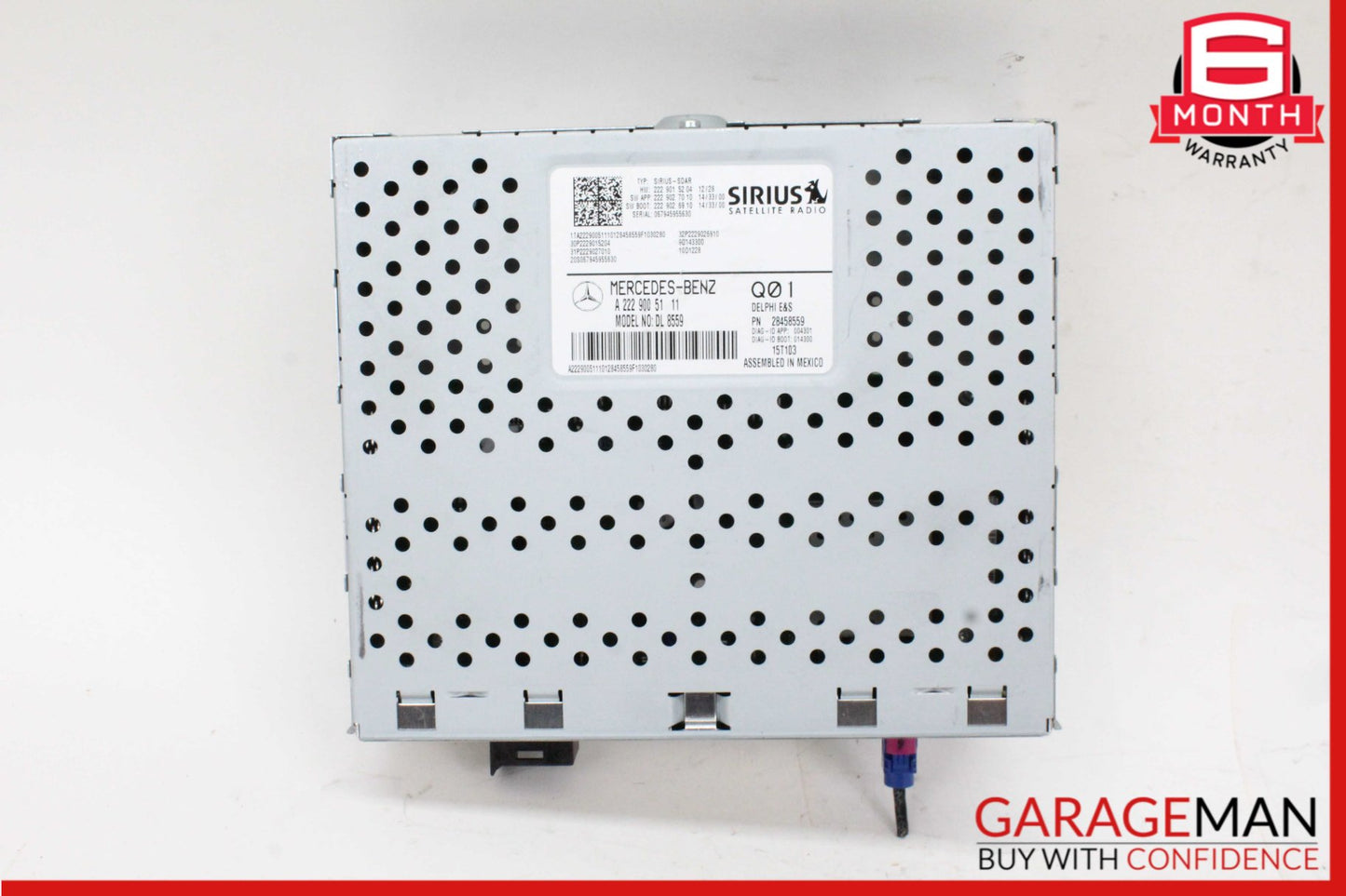 15-20 Mercedes W205 C300 Satellite Radio Receiver Control Module Unit OEM