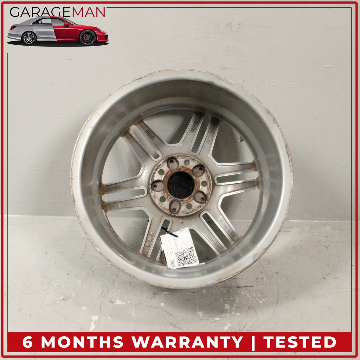 2008-2014 Mercedes C250 W204 Front Wheel Tire Rim 7.5Jx17H2 ET47 2044014502 OEM