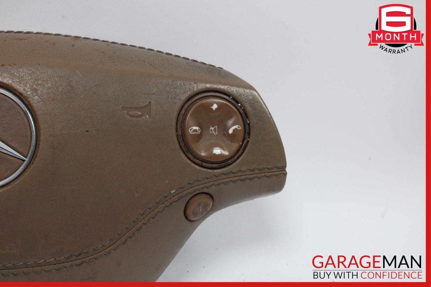 07-10 Mercedes W221 S550 CL550 S450 Steering Wheel Airbag Air Bag Assy Brown