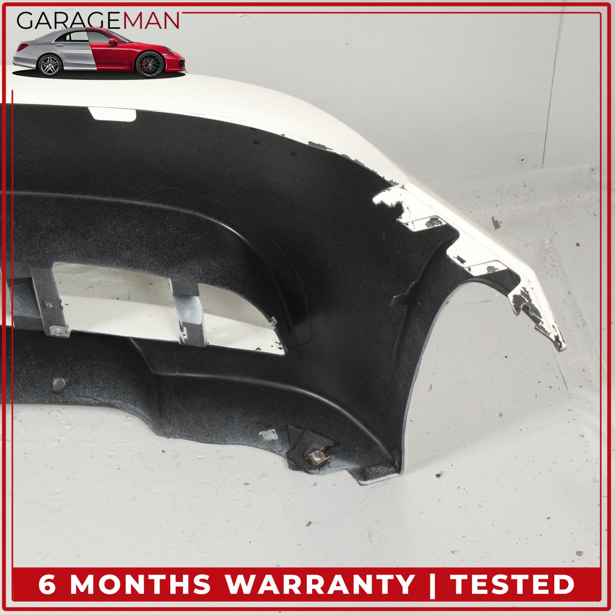2006-2008 BMW 335i E90 M3 Style Front Bumper Cover Assembly w/ Grille Alpine White III