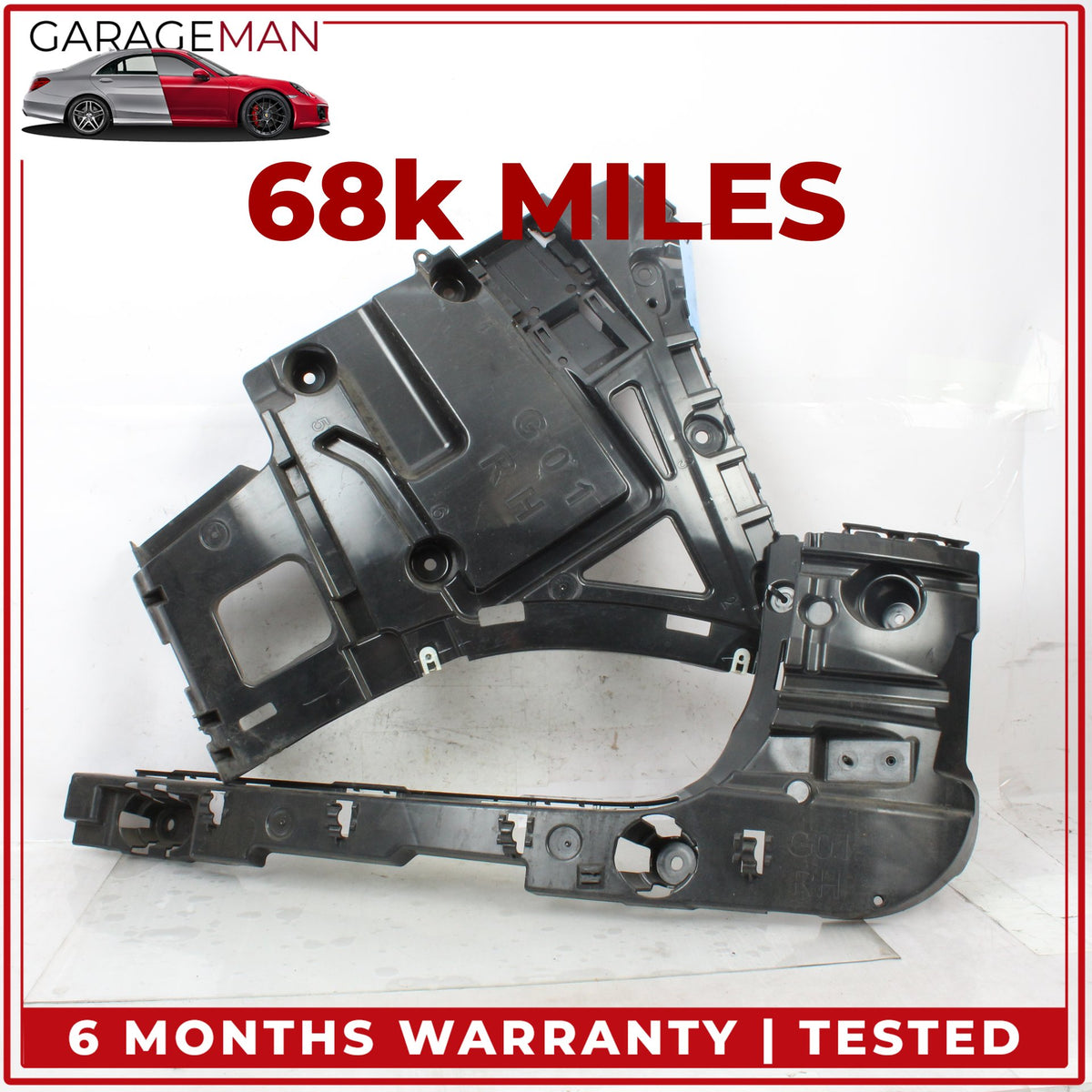 2018-2024 BMW X3 Rear Right Side Bumper Guide Mount Support Bracket 7400666 OEM