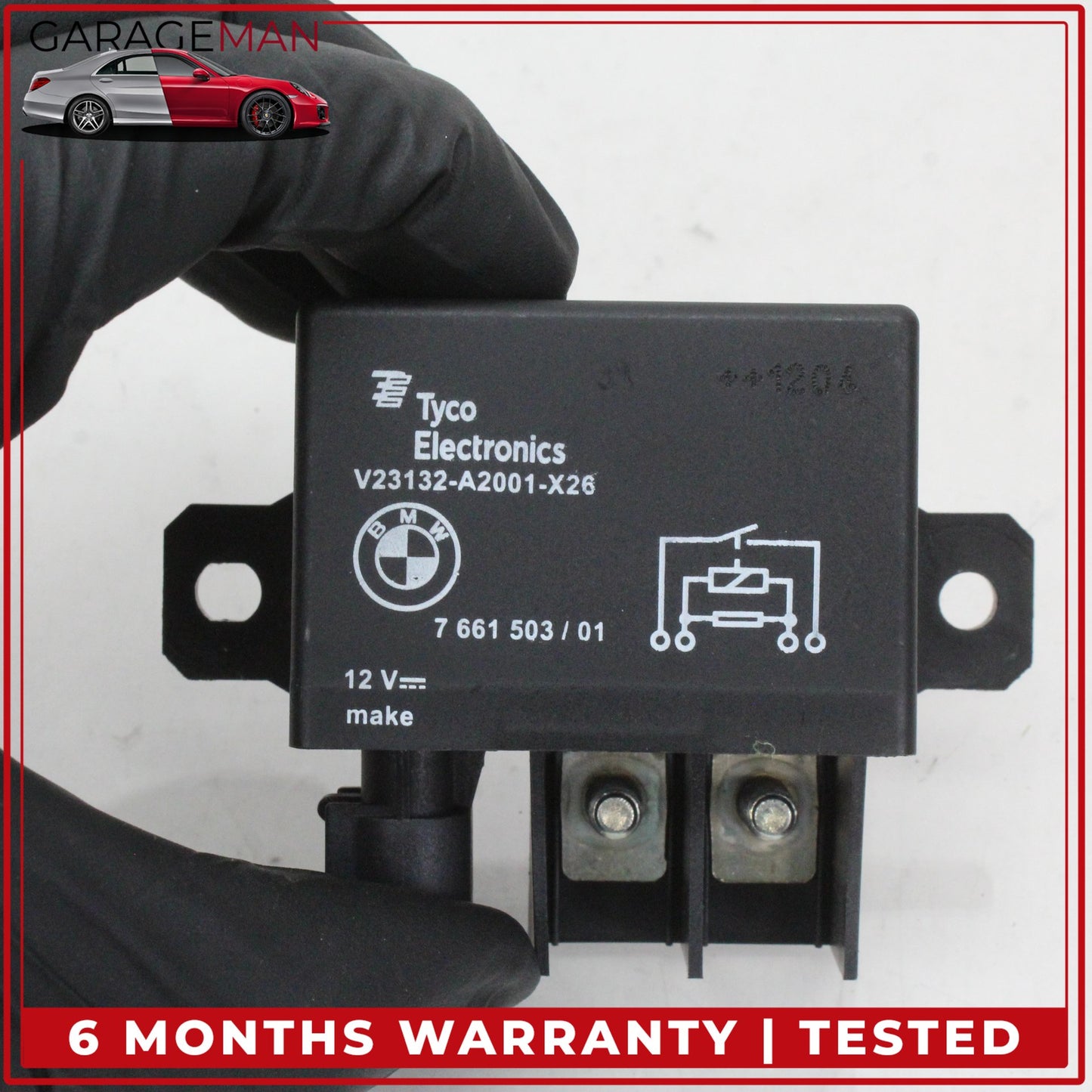 2011-2016 BMW 550i Engine Motor Radiator Cooling Fan Relay Module 7661503 OEM