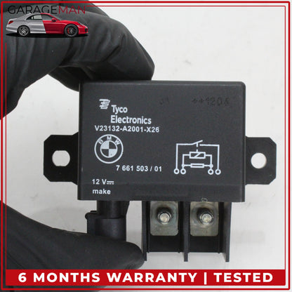 2011-2016 BMW 550i Engine Motor Radiator Cooling Fan Relay Module 7661503 OEM