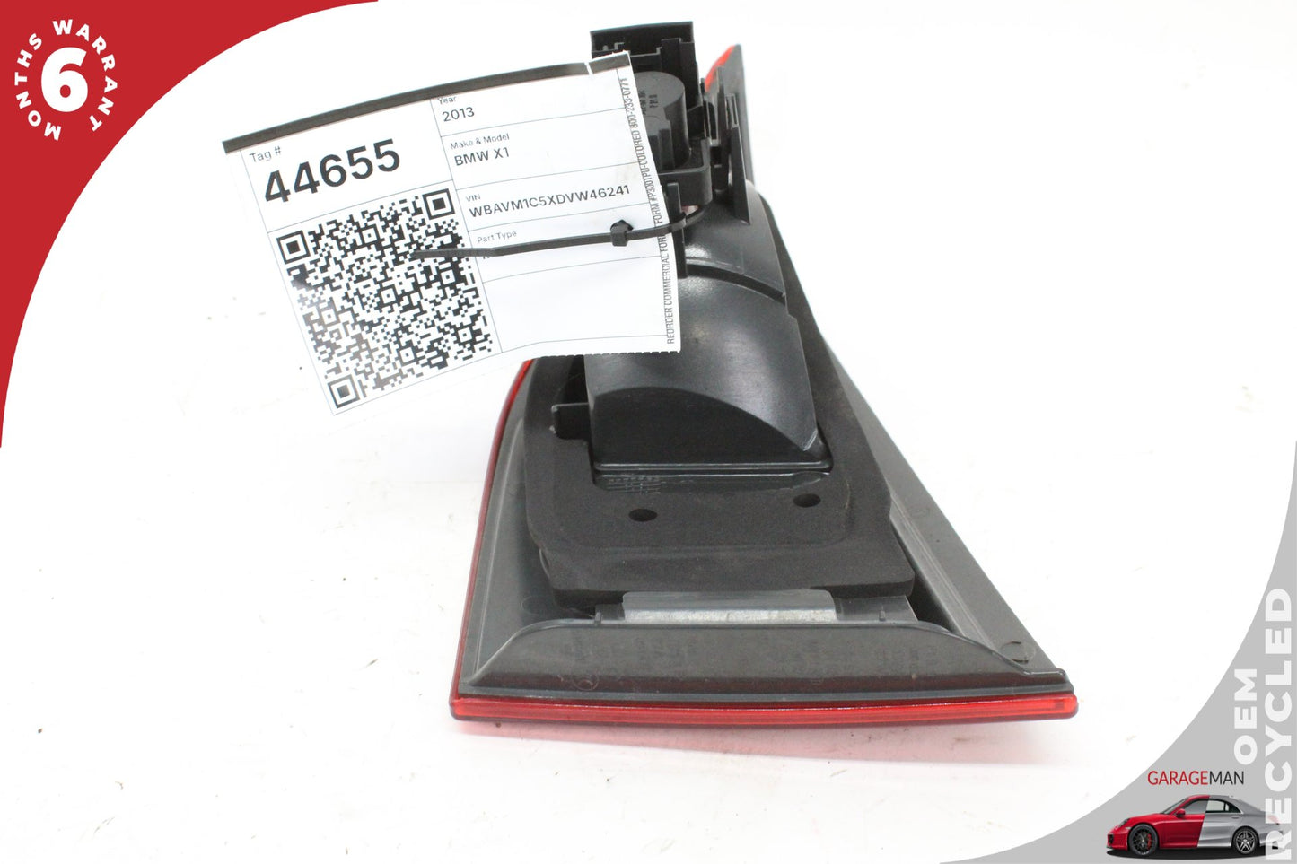 2012-2015 BMW X1 E84 Rear Left Driver Side Inner Tail Light Lamp 2990113 OEM