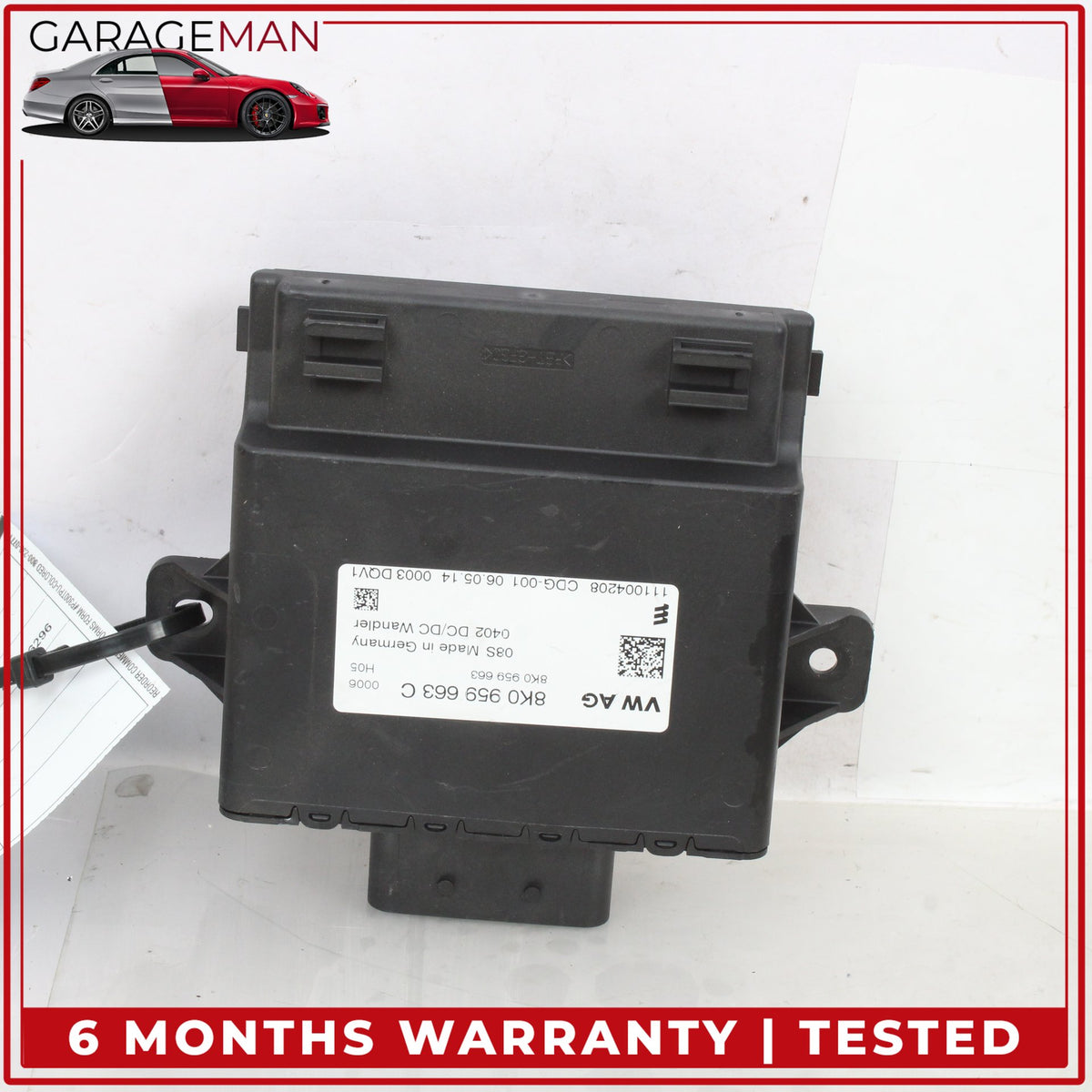 2011-2018 Audi A8 S8 Voltage Stabilizer Control Module Unit 8K0959663C OEM