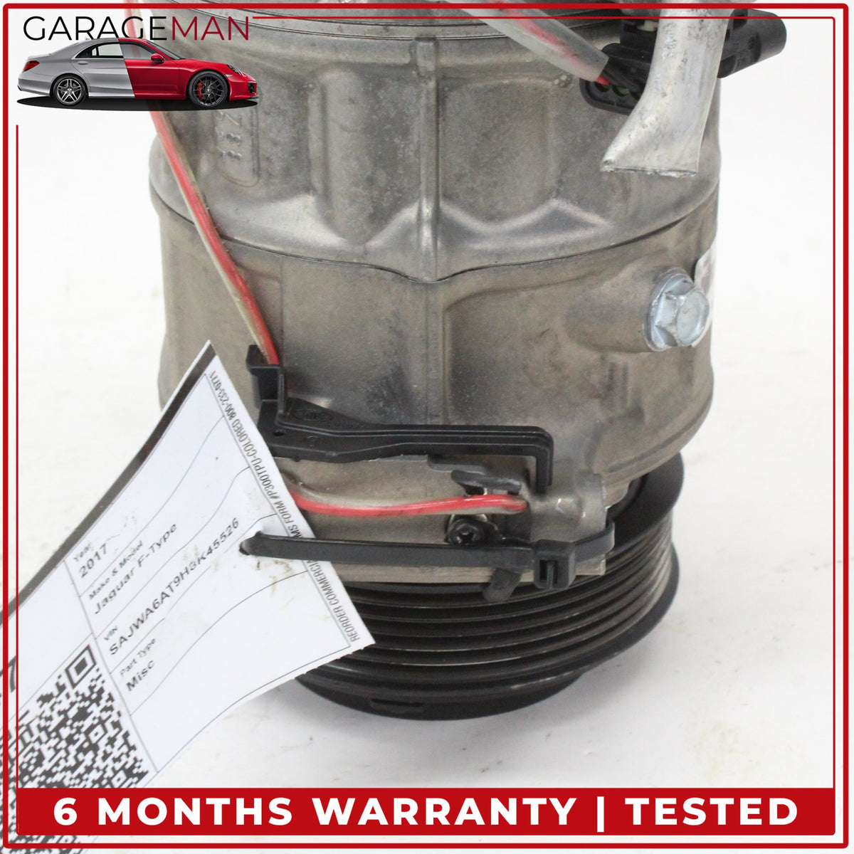 2014-2023 Jaguar F-Type X152 AC A/C Air Conditioning Compressor CPLA19D629BF OEM