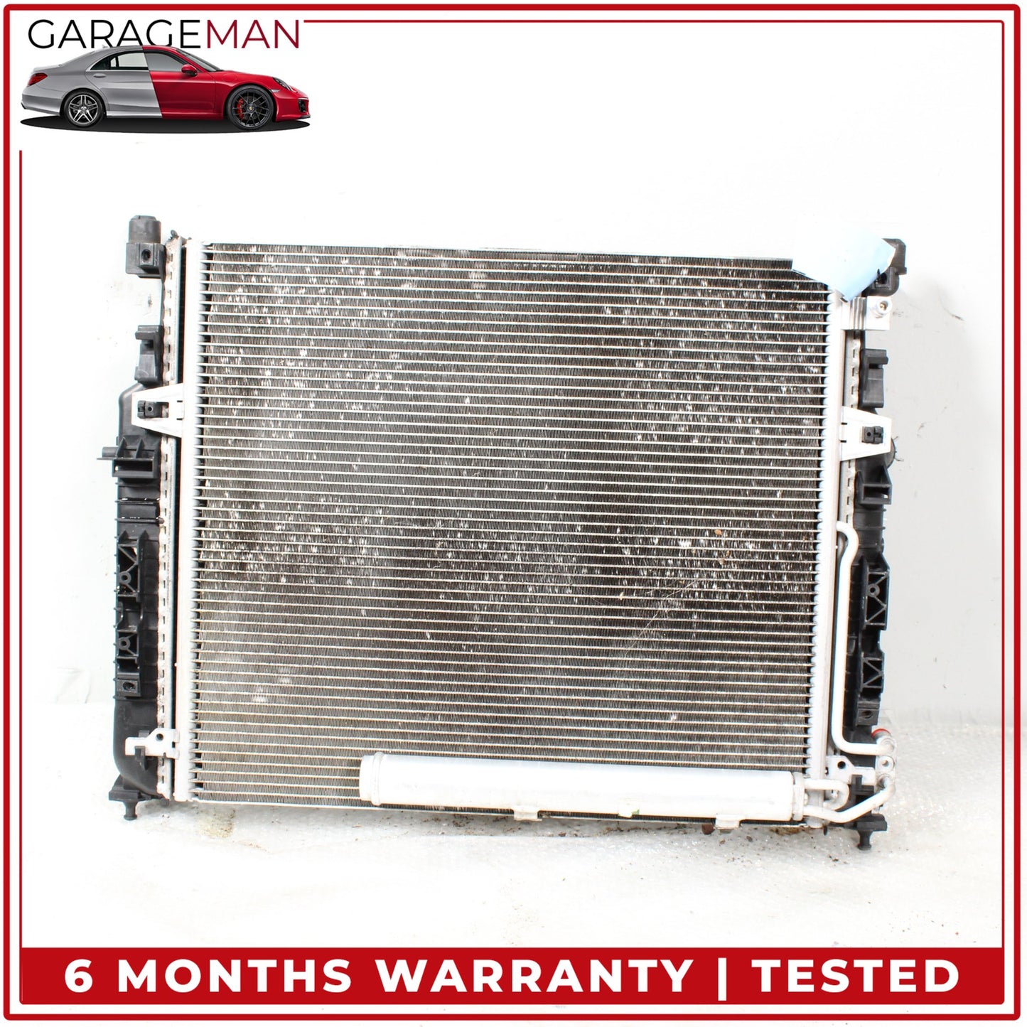 2006-2013 Mercedes W164 ML350 Engine Cooling Radiator A/C AC Air Condenser OEM
