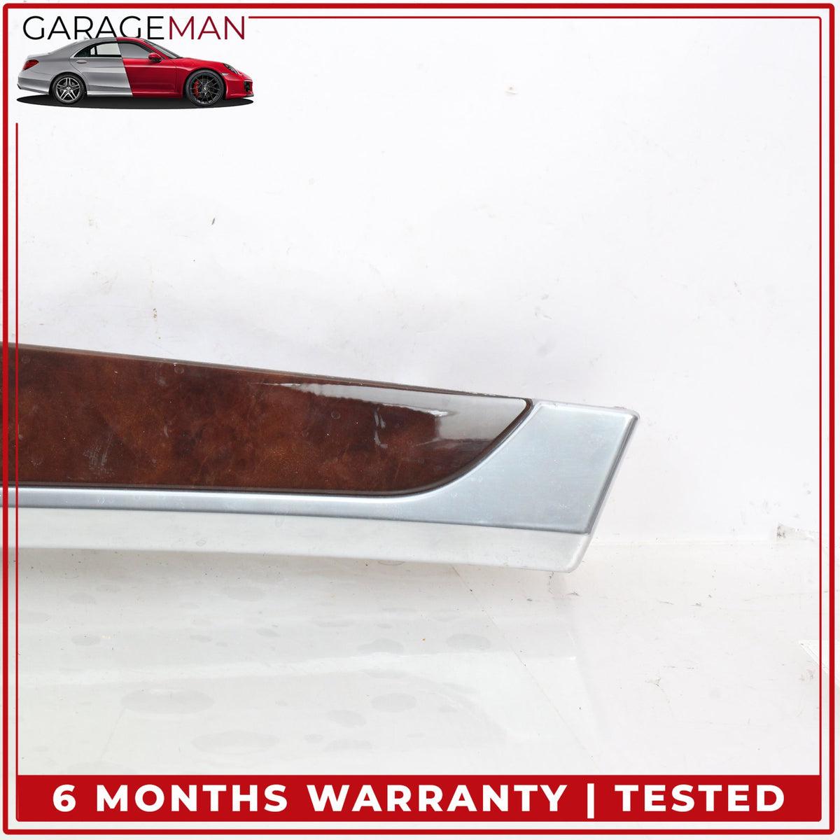 2010-2016 Porsche Panamera 970 Front and Rear Door Trim Cover Panel Wood Set OEM