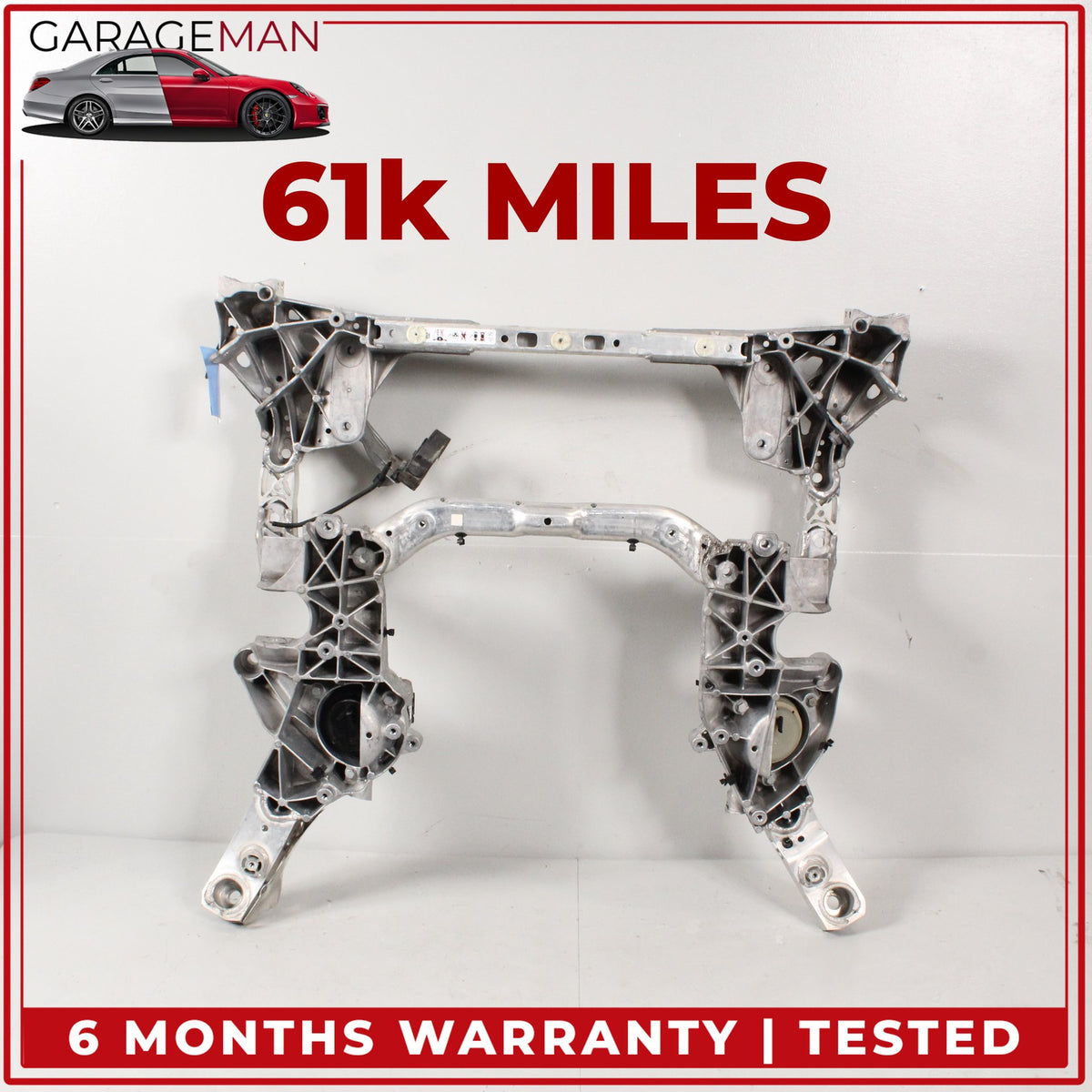 2016-2023 BMW 530e G30 Front Subframe Crossmember w/ Engine Motor Mount OEM