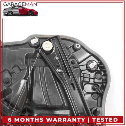 2017-2023 BMW 530e G30 Front Right Side Window Regulator w/ Carrier 7360424 OEM