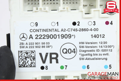 2015-2023 Mercedes-Benz C300 Front Right Door Control Module 2229001909 OEM