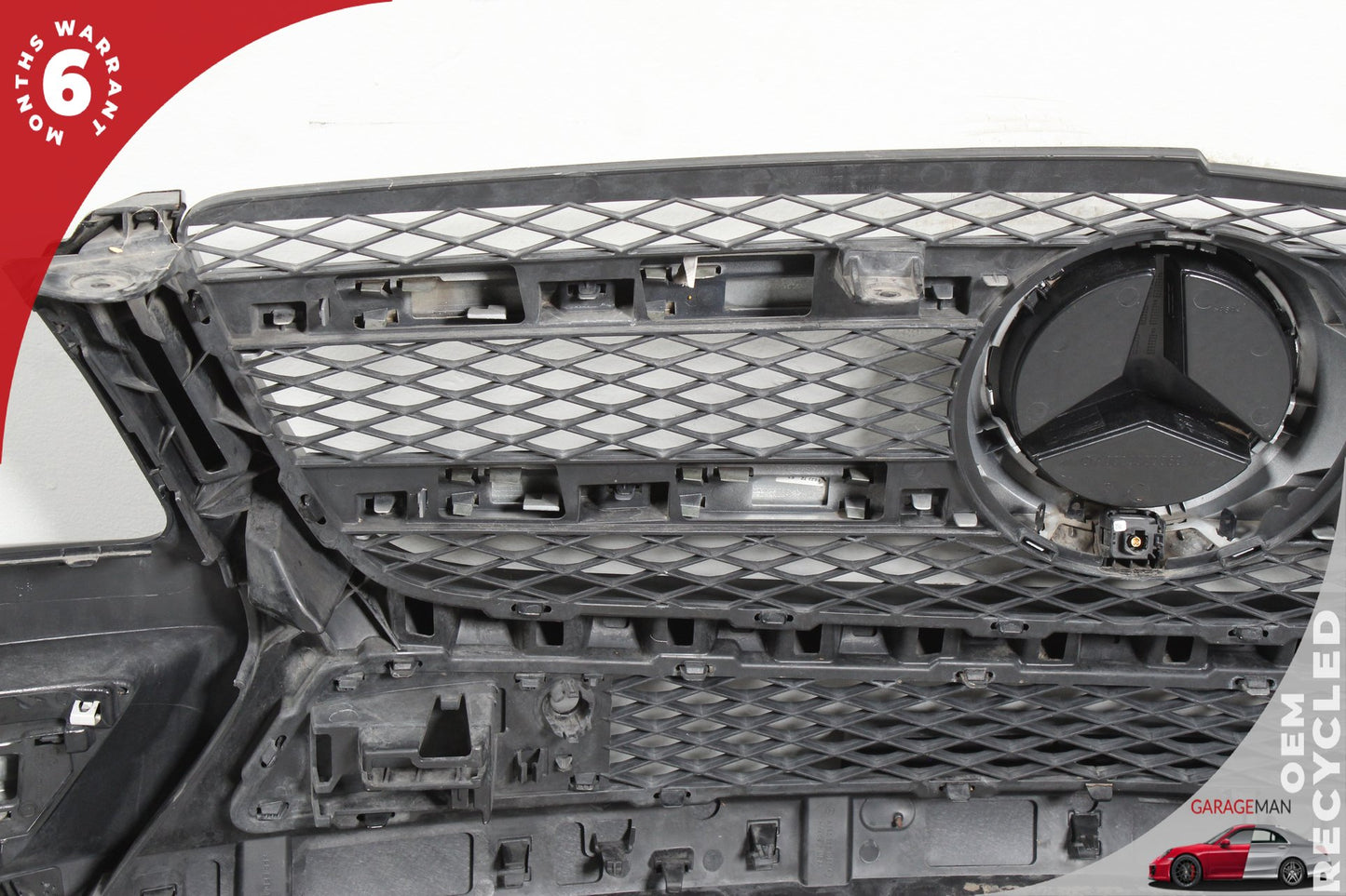 2013-2016 Mercedes X166 GL450 Base Front Bumper Cover Grille Trim Assembly OEM