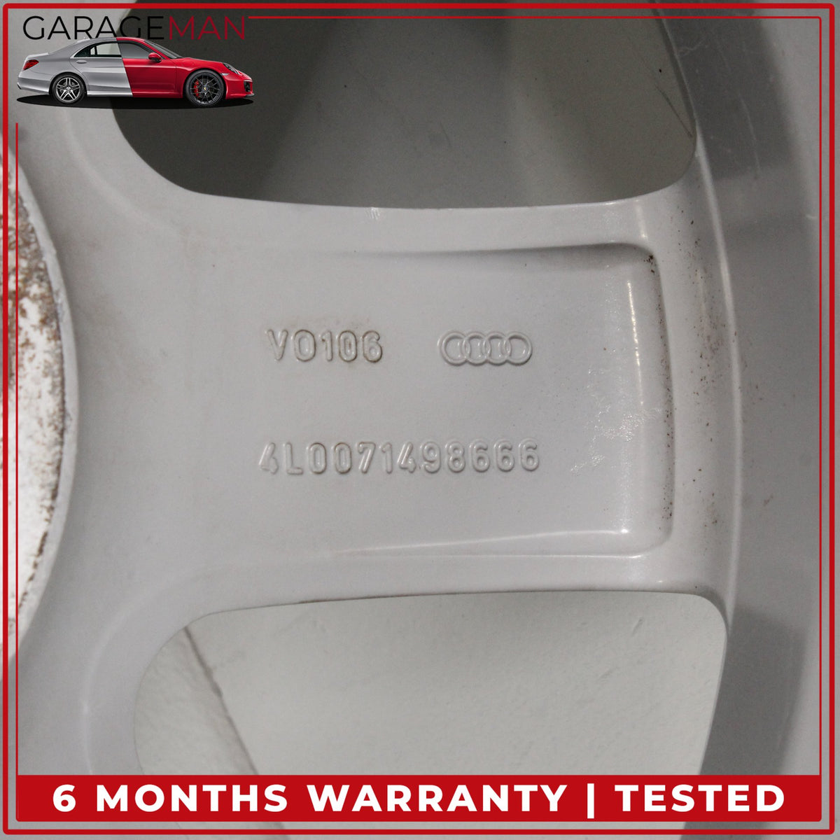 2007-2015 Audi Q7 4L Front or Rear Side Wheel Rim 7.5JX18H2 ET53 4L0071498 OEM