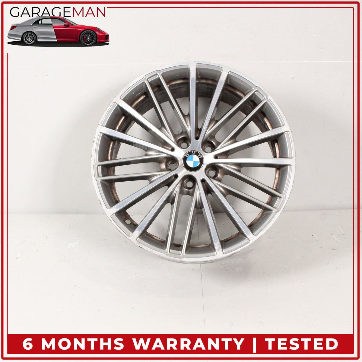 2017-2023 BMW 540i 530i M550i 530e Front Side Wheel Rim 8JX19H2 IS30 6894839 OEM