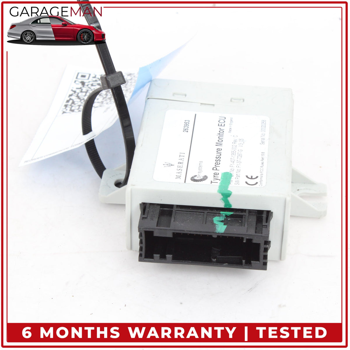 2008-2016 Maserati GranTurismo M145 TPMS Tire Pressure Control Module 263953 OEM