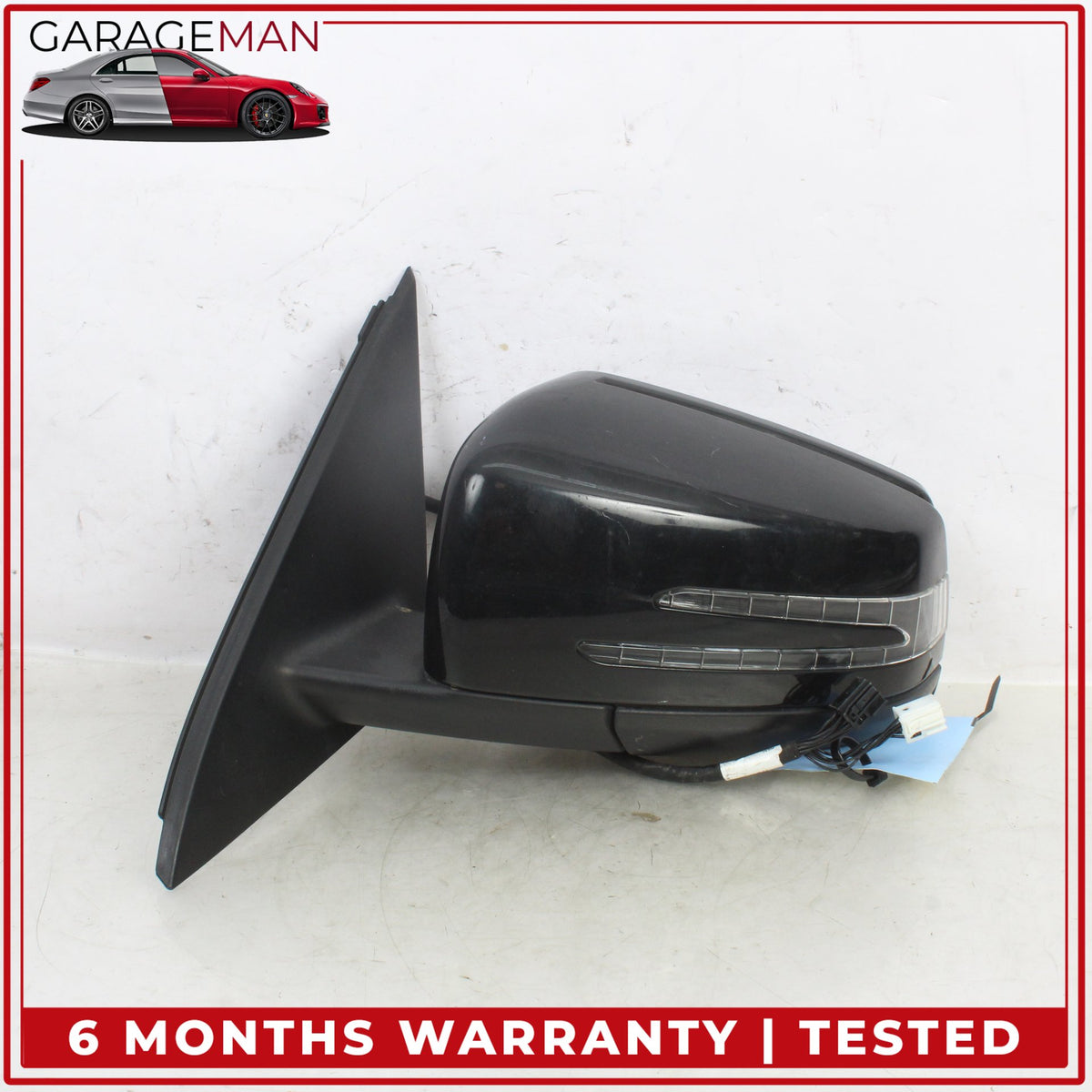 2015-2020 Mercedes X156 GLA250 Left Side Door Rear View Mirror w/ Blind Spot OEM