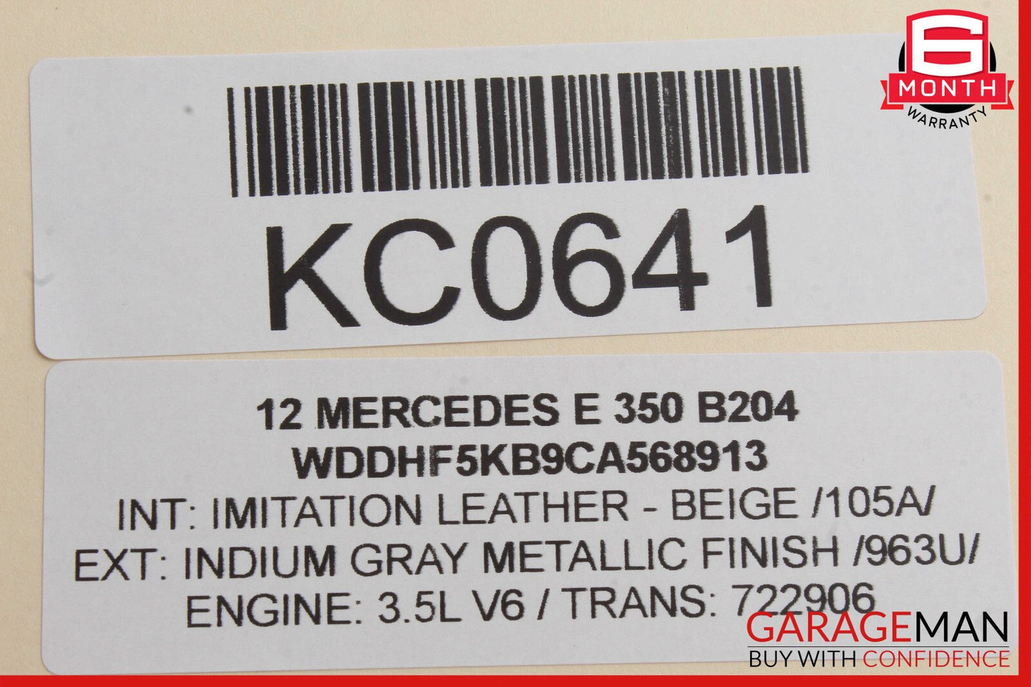 10-18 Mercedes W212 E350 CLS550 Seat Side Airbag Air Bag Front Left OEM