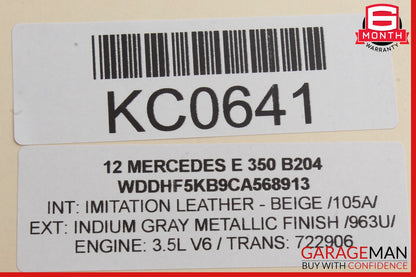 10-18 Mercedes W212 E350 CLS550 Seat Side Airbag Air Bag Front Left OEM