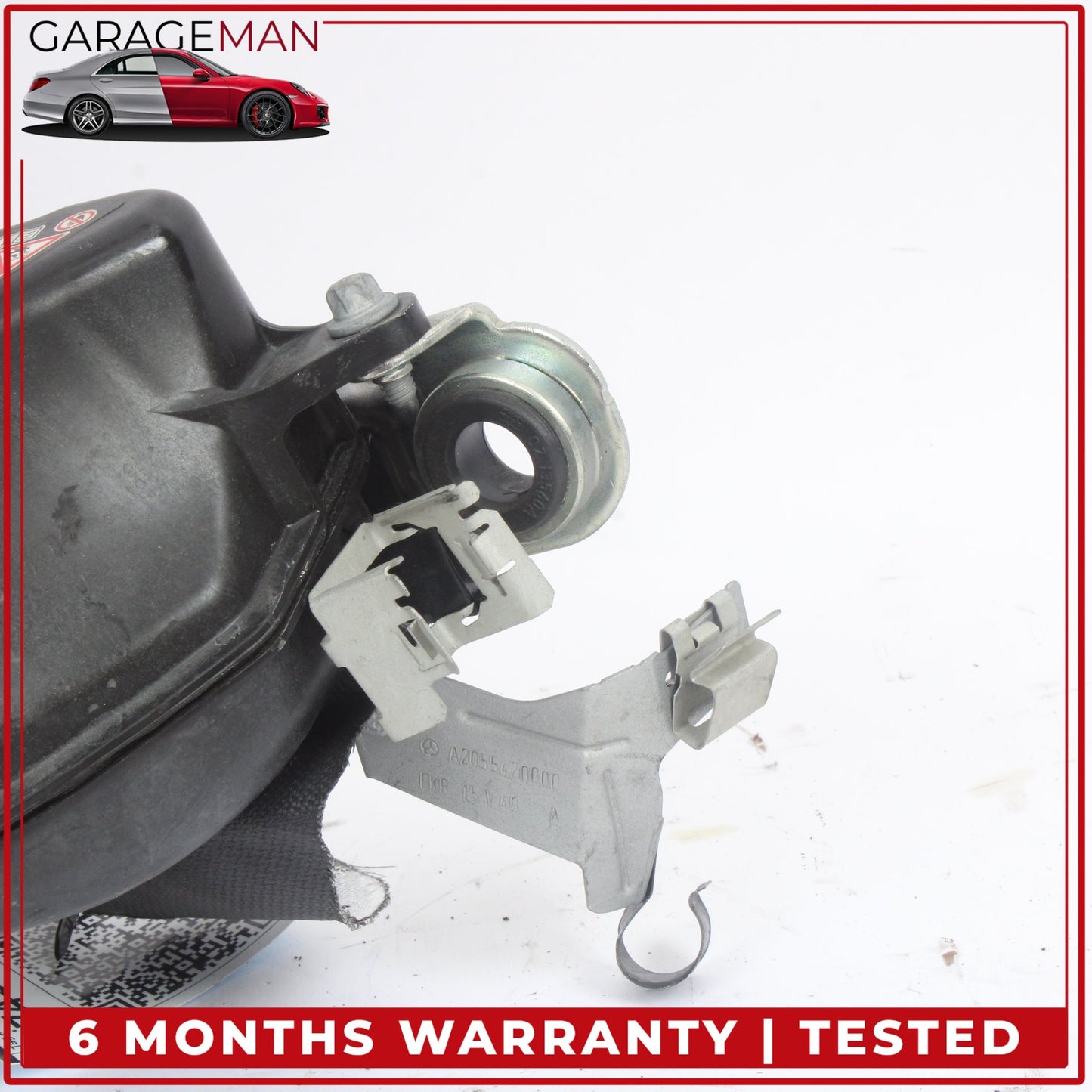 2015-2020 Mercedes W205 C300 Coolant Overflow Reservoir w/ Support Bracket OEM