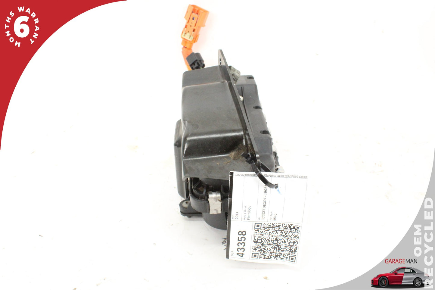 2013-2018 Fiat 500e Electric EV PTC Water Heater Unit 52014550AD OEM