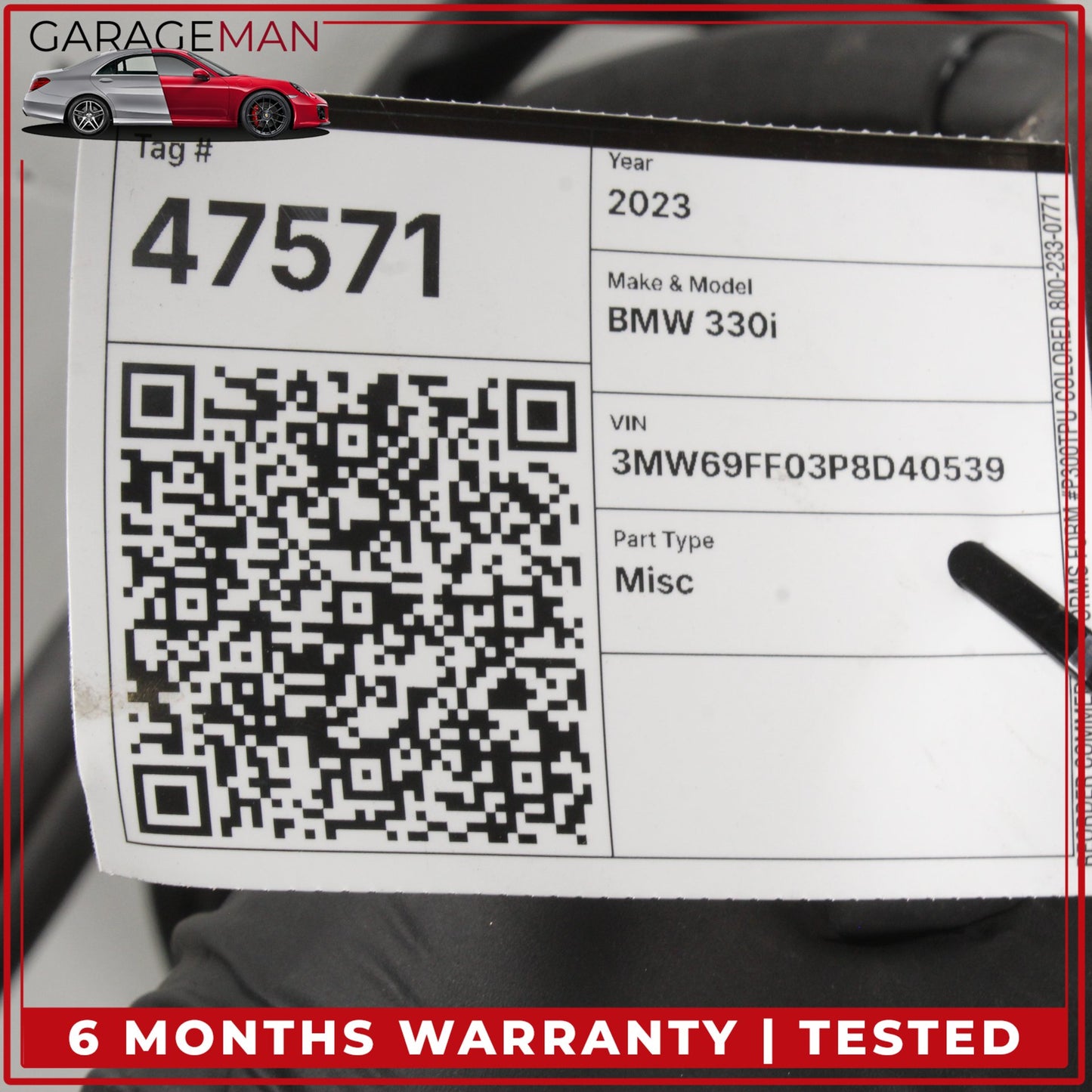 2019-2025 BMW 330i Front Left or Right Side Door Weather Strip Seal 7407373 OEM
