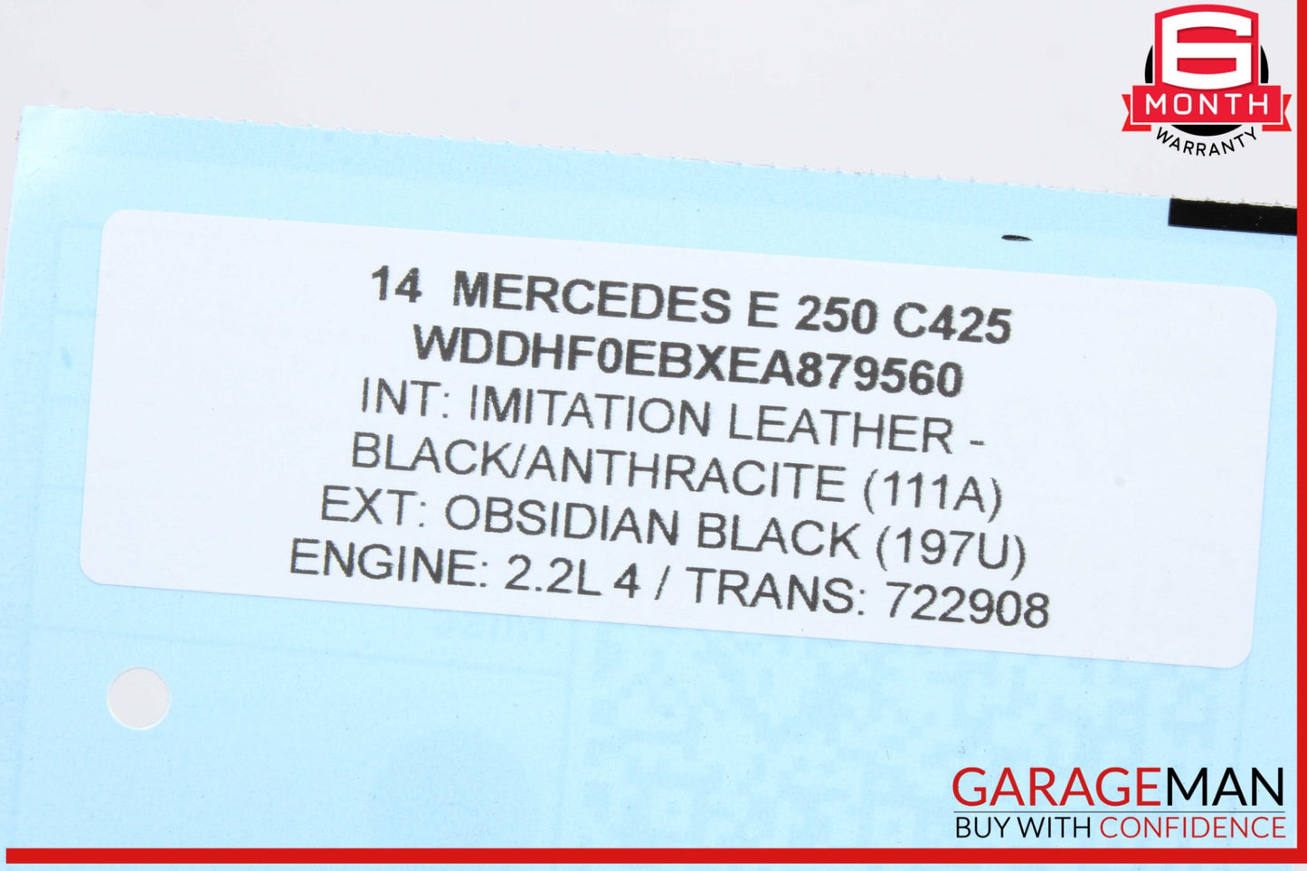 2008-2020 Mercedes-Benz E250 W212 Front Left Seat Control Module 1729006903 OEM