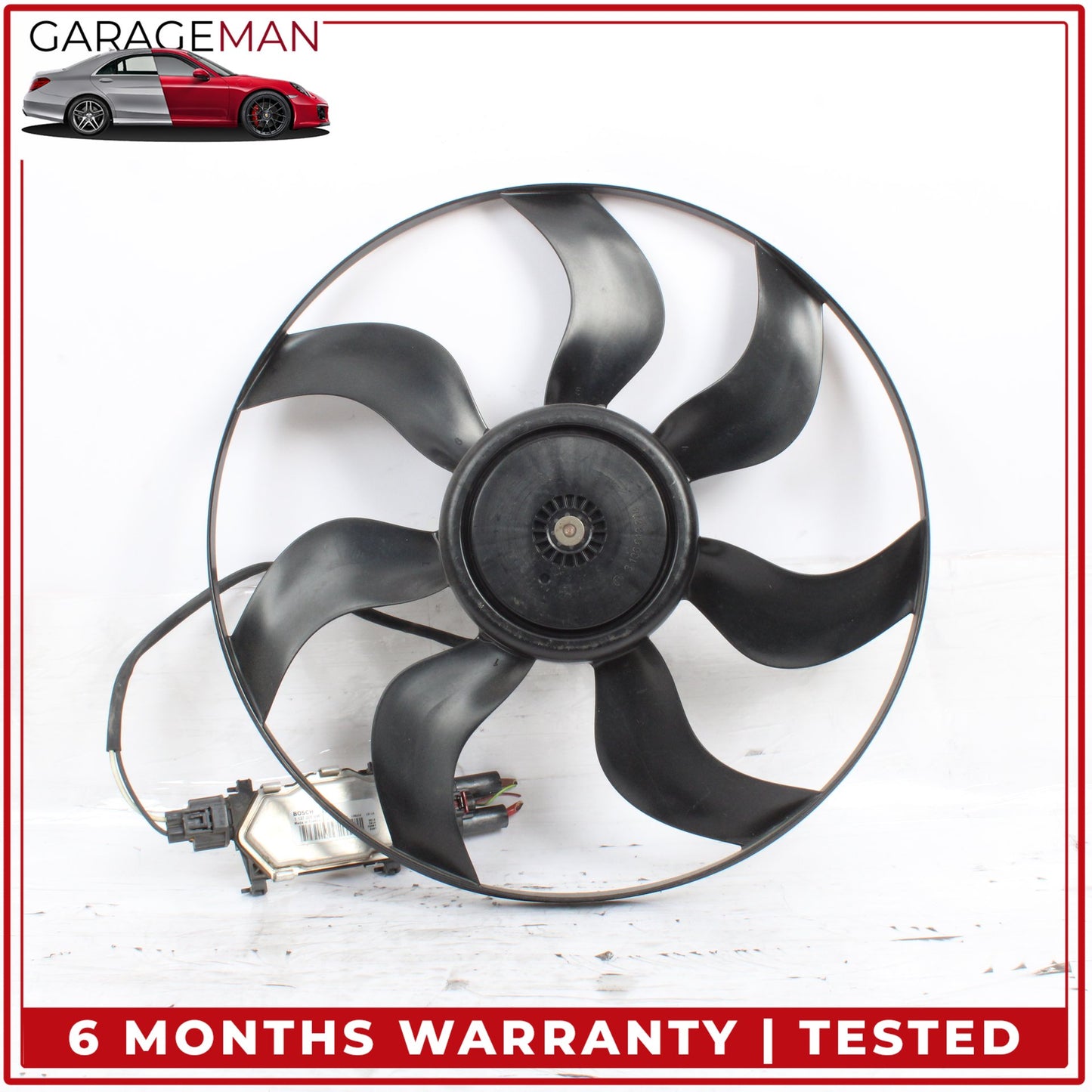 2012-2020 Mercedes W117 CLA250 Radiator Fan Blade w/ Resistor Relay Module OEM