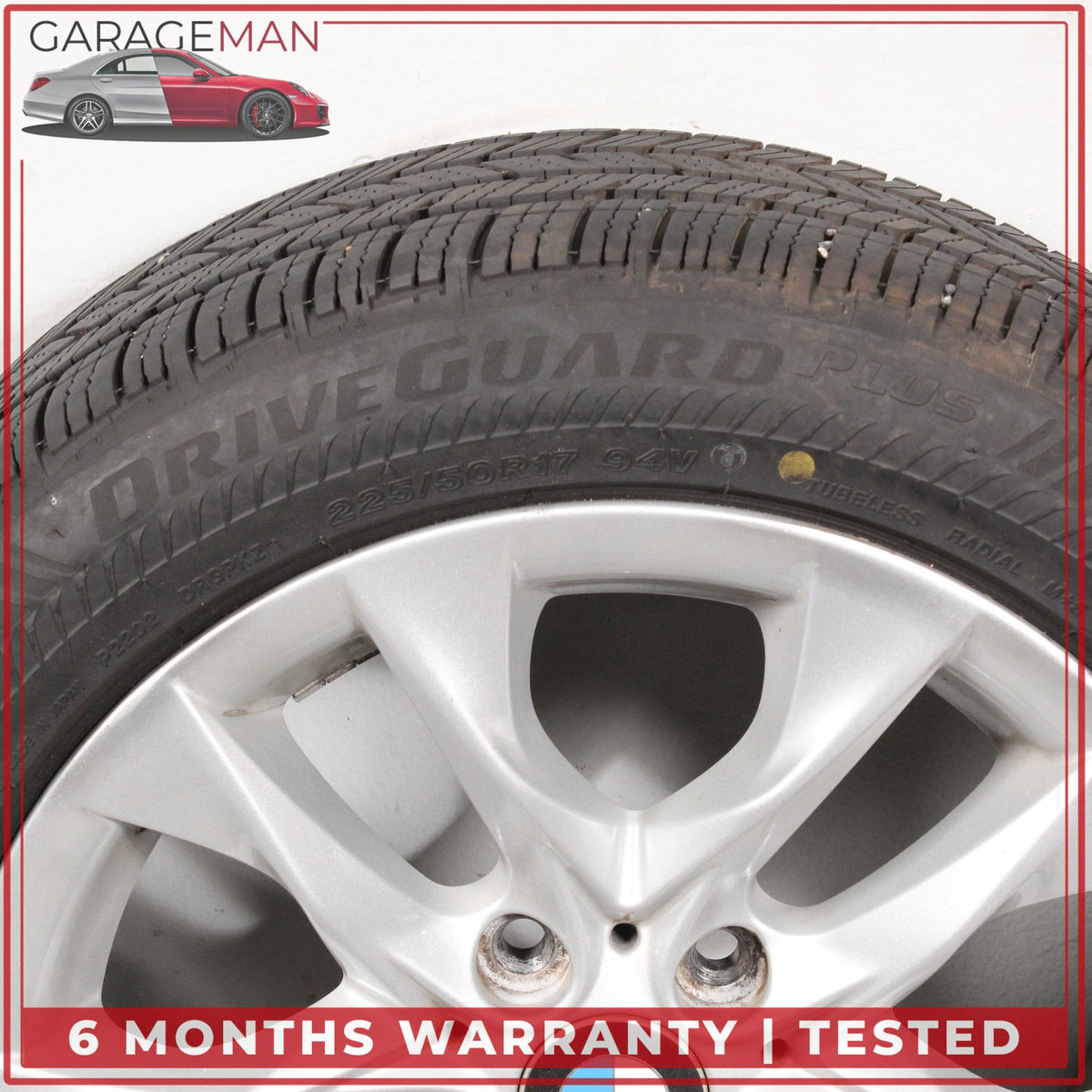 2010-2015 BMW X1 E84 Wheel Rim w/ Tire Set of 4 7.5JX17EH2 IS34 6861846 OEM
