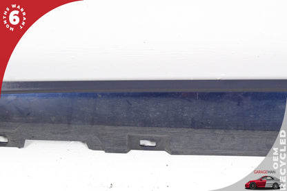 2020-2024 Audi S5 A5 Left Driver Side Rocker Panel Skirt Blue 8W7853855D OEM