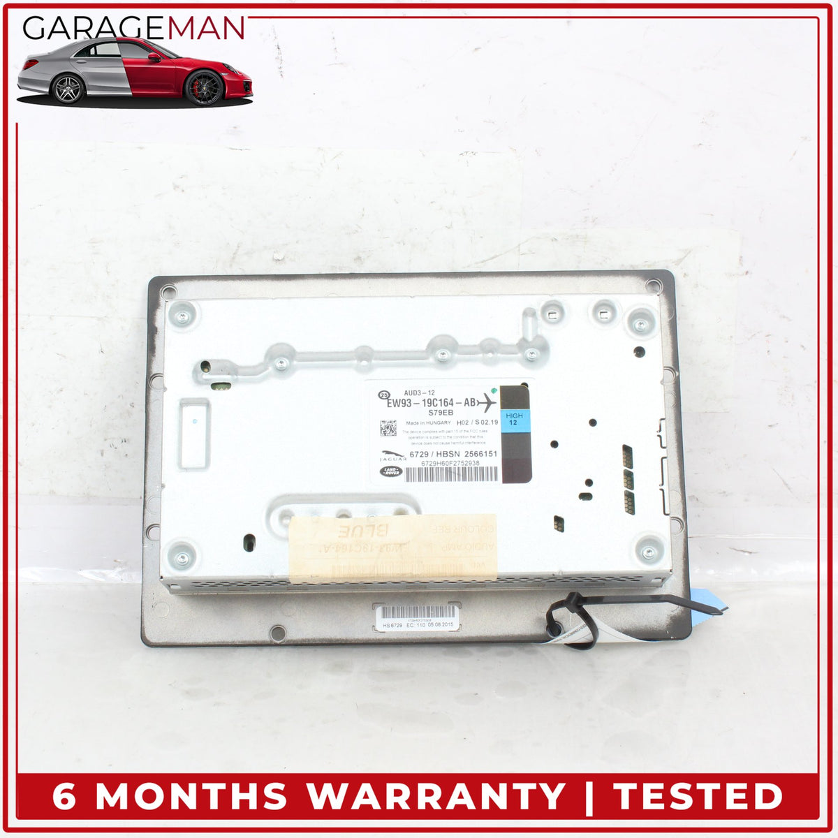 2012-2019 LR Range Rover L405 600W Meridian Stereo Audio Amplifier Amp OEM