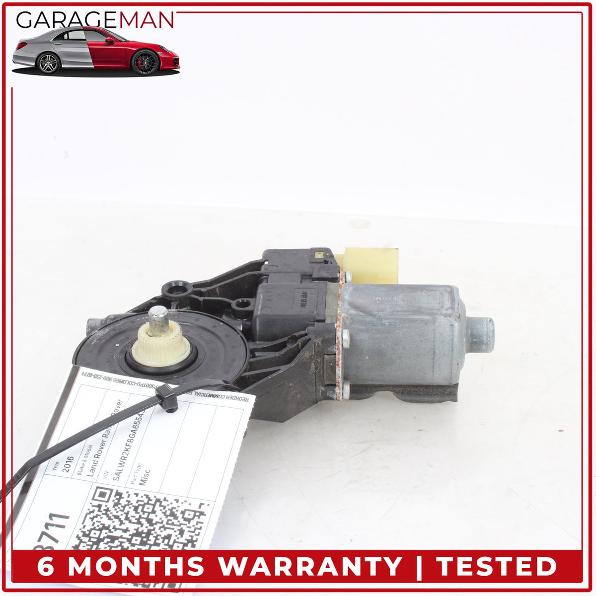 2013-2020 LR Range Rover Sport L494 L405 Right Side Window Regulator Motor OEM