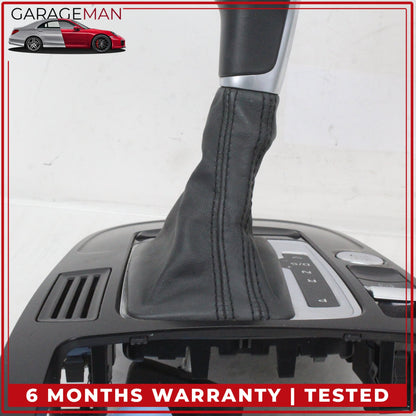 2009-2016 Audi A4 Front Center Console Shifter Knob Boot Trim w/ Switches OEM