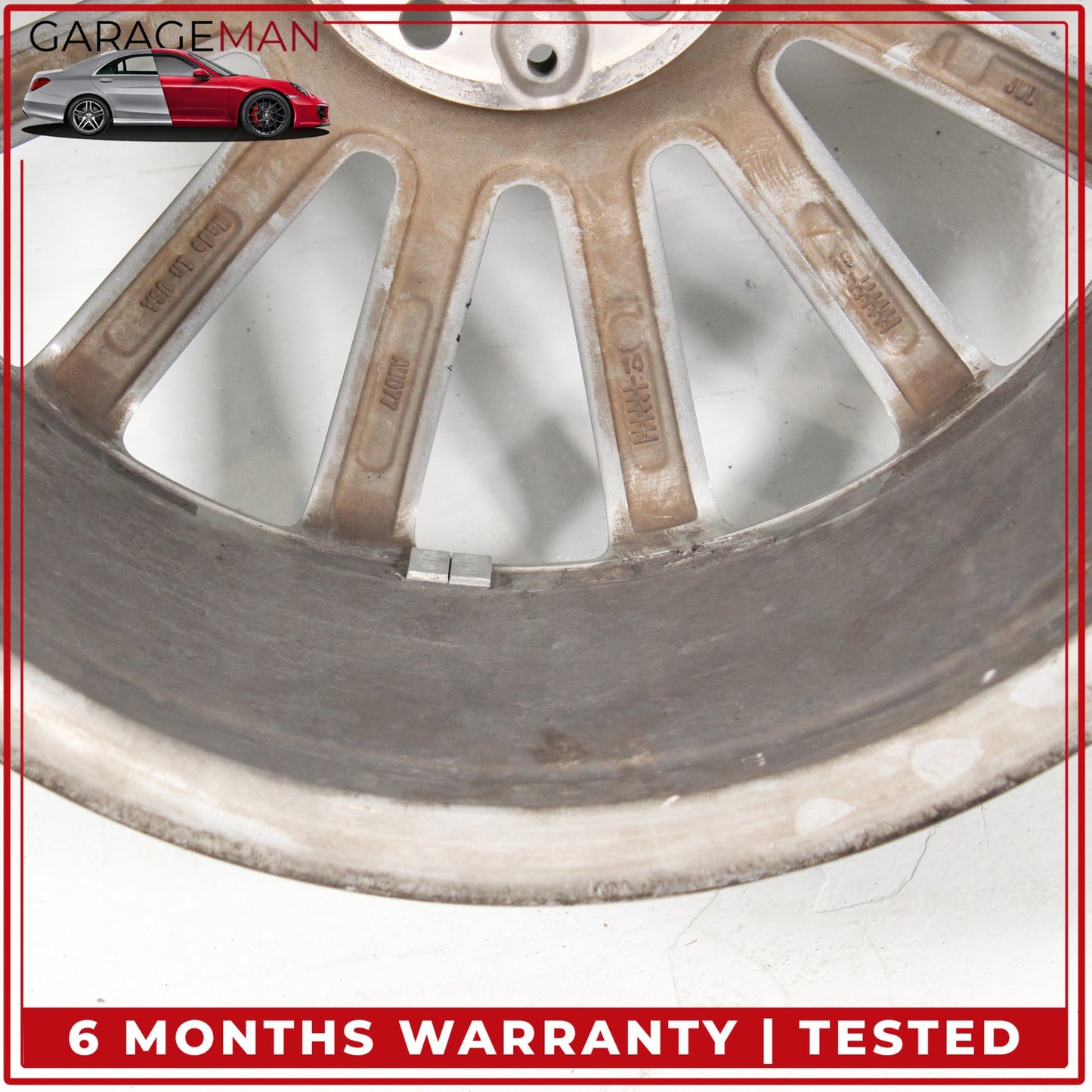 2015-2023 Mercedes W205 C300 Rear Side Wheel Rim 8.5JX19 H2 ET52 2054011400 OEM