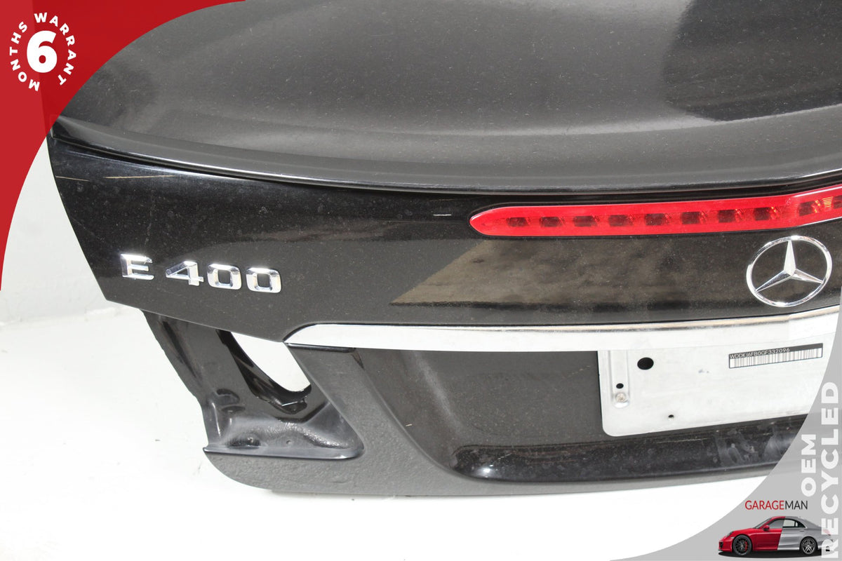 2010-2017 Mercedes W207 E400 Rear Trunk Lid Panel Assembly Black 2077500175 OEM