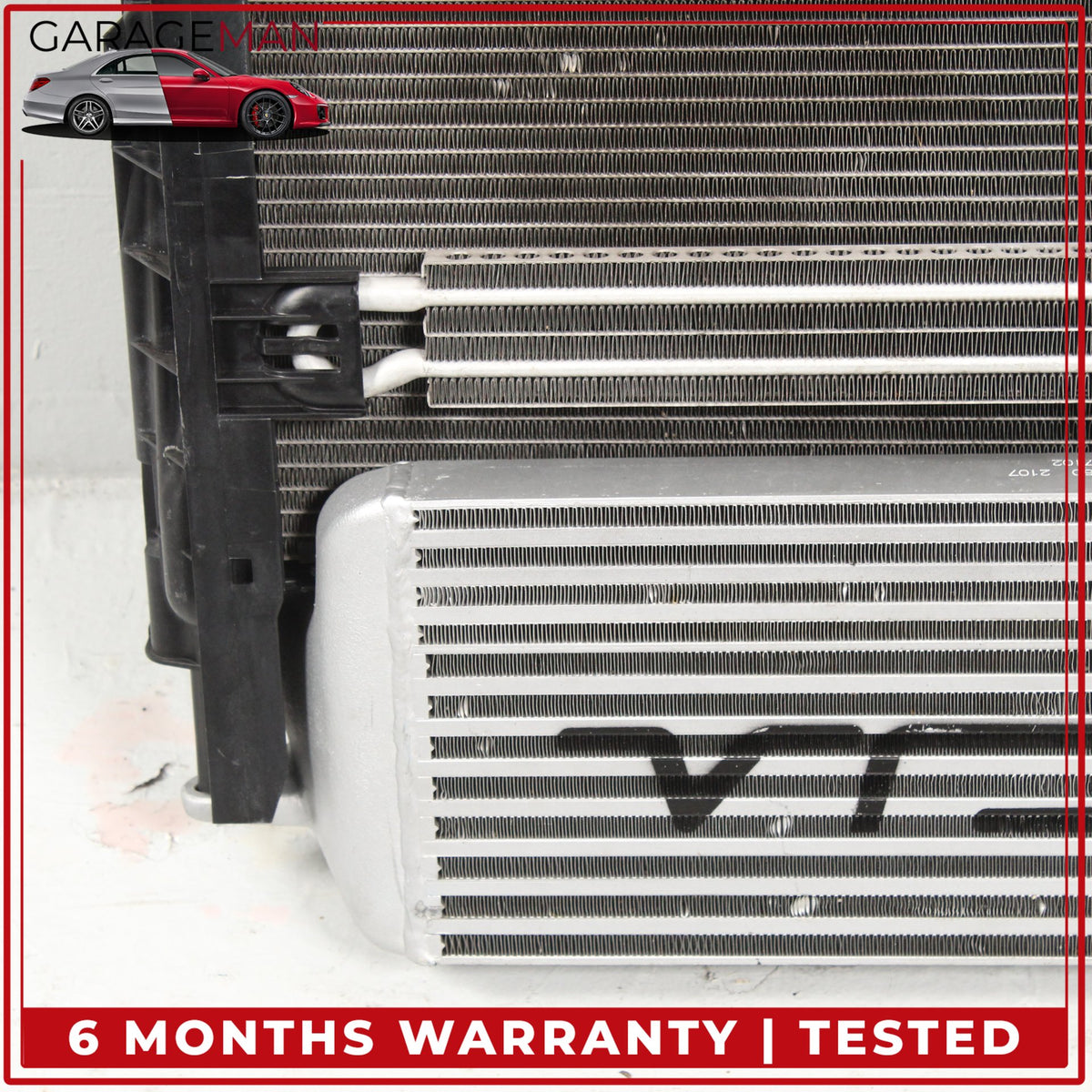 2007-2011 BMW 335i E90 Engine Radiator Cooling Fan Motor Assembly OEM w/ VRSF Intercooler