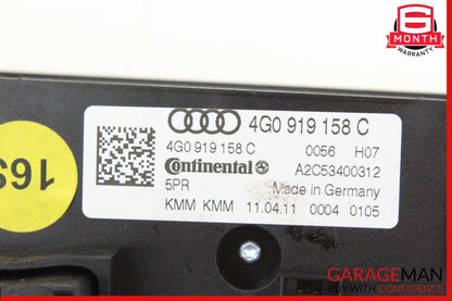2012-2018 Audi A6 C7 Rear AC Climate Control Switch Panel 4G0919158C