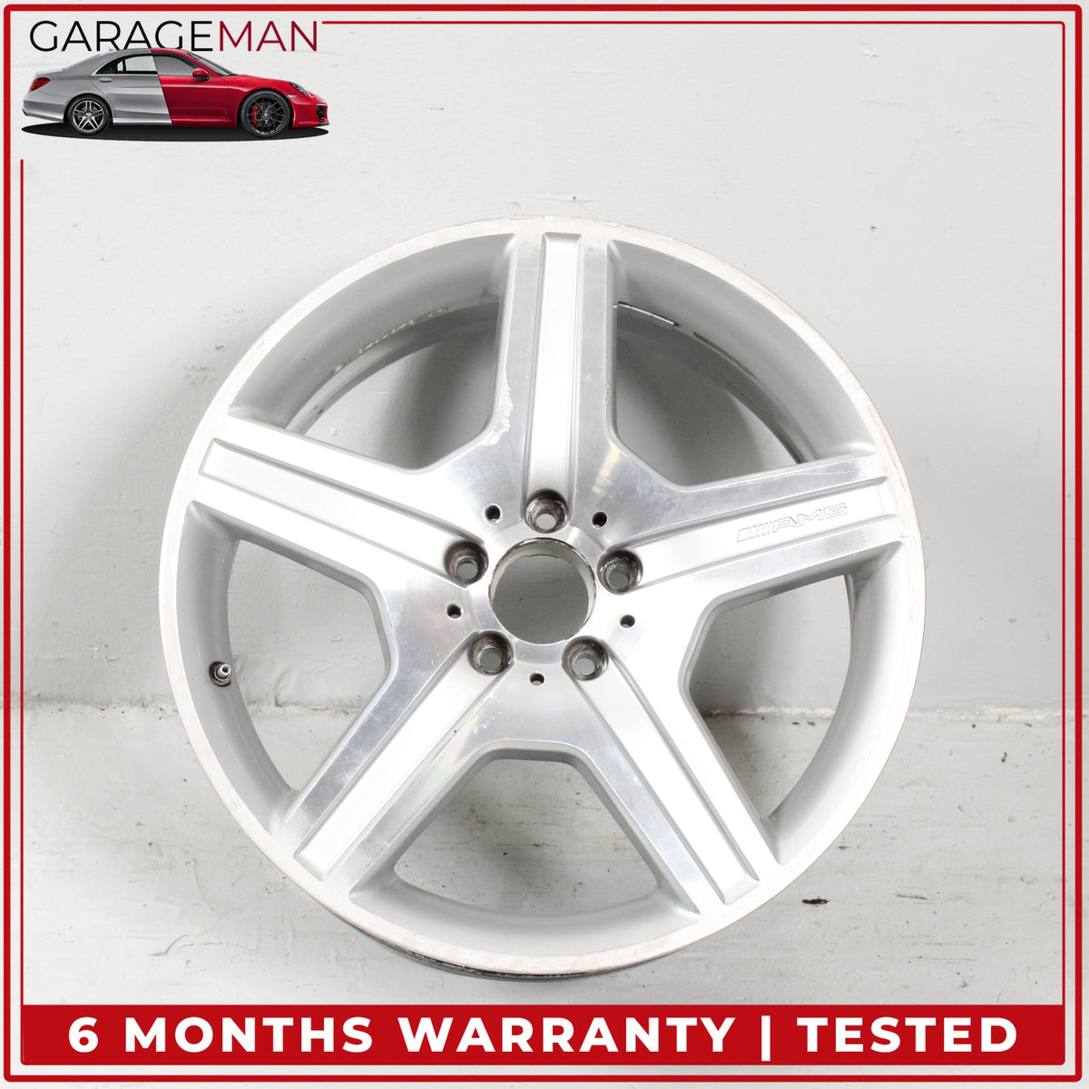 2007-2011 Mercedes W221 S550 S600 Front 5 Spoke Wheel Rim 8.5JX19 H2 ET43 OEM