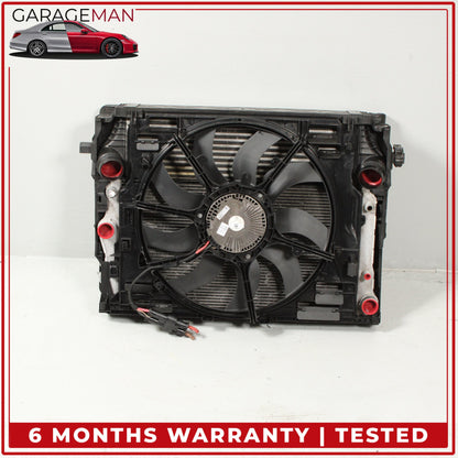 2010-2019 BMW 640i Engine Cooling Radiator AC A/C Condenser Assembly 7583775 OEM