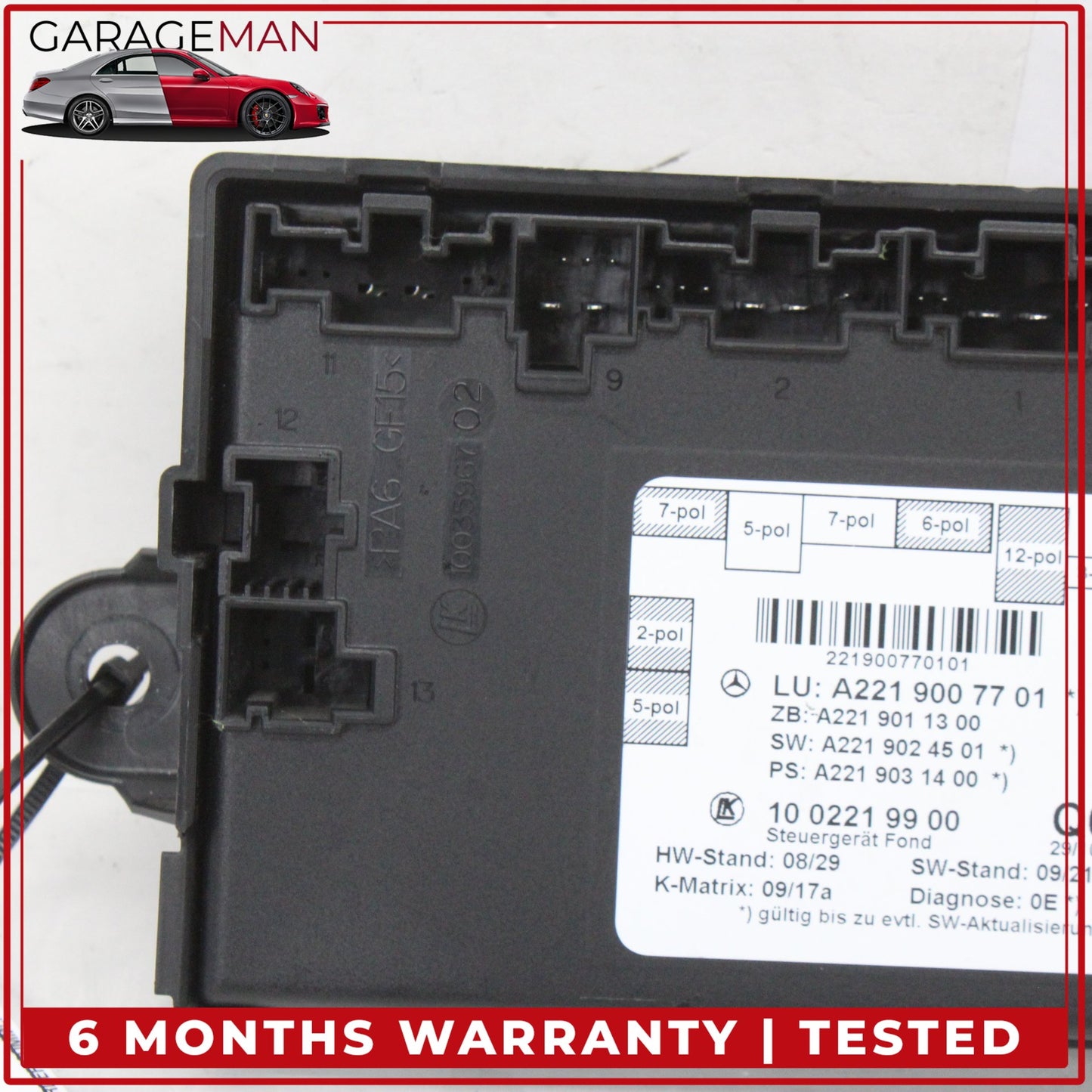2007-2013 Mercedes W221 S400 Rear Left or Right Door Control Module Unit OEM