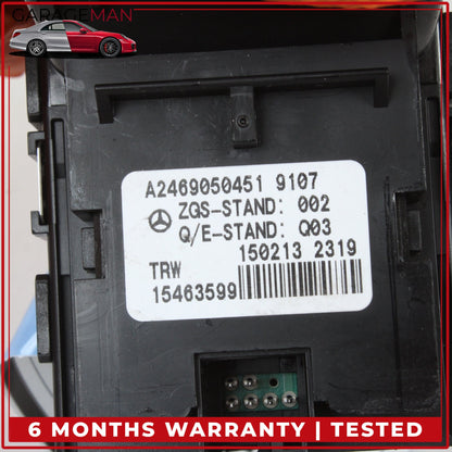 2012-2020 Mercedes W242 B Electric Drive Parking Brake Control Switch OEM