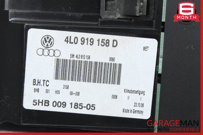 2007-2009 Audi Q7 Rear AC Climate Control Switch Panel 4L0919158D Genuine