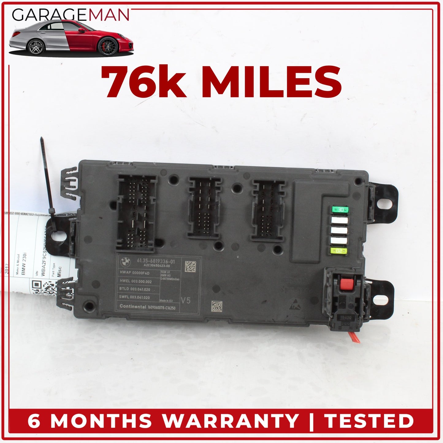 2014-2021 BMW 230i F22 Rear BCM Comfort Body Control Module 6819336 OEM