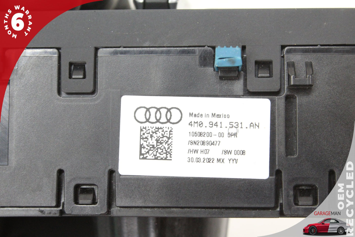 2018-2025 Audi Q5 Front Left Side Headlight Control Switch 4M0941531AN OEM