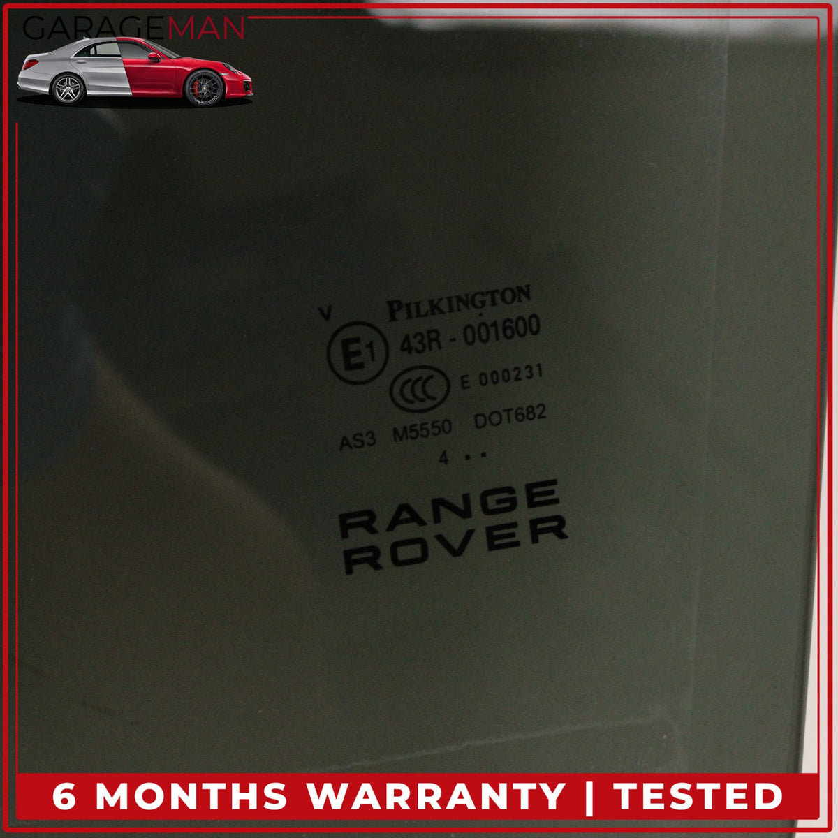 2014-2022 Range Rover Sport L494 Rear Left Door Window Glass DK6225713BD OEM