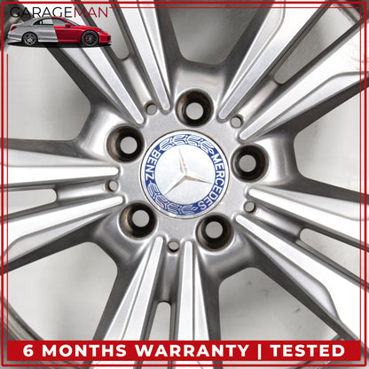 2014-2016 Mercedes W212 E350 Twin 5 Spoke Wheel Rim 8.5JX18H2ET48 2124015702 OEM