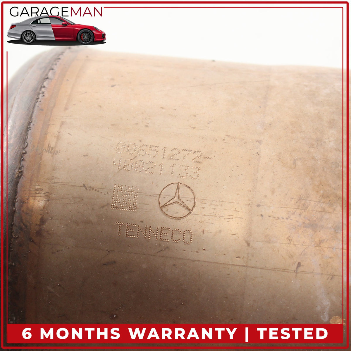 2012-2018 Mercedes CLS63 E63 AMG Exhaust Muffler Resonator Pipe Set OEM